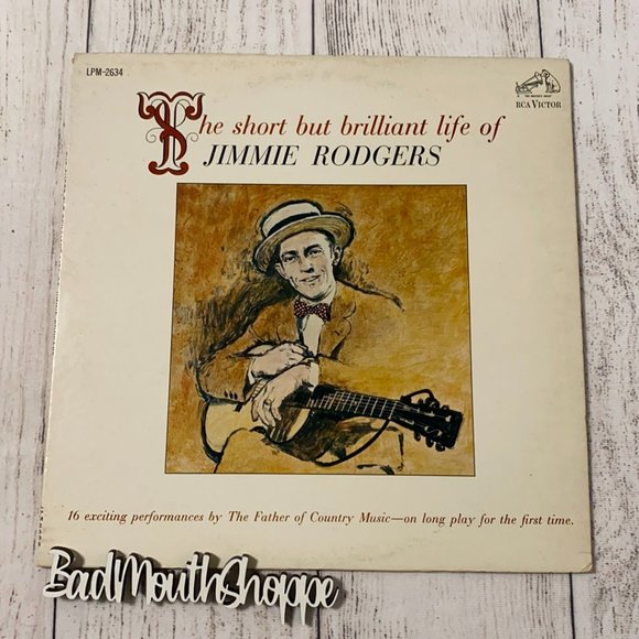JIMMIE RODGERS Vintage Vinyl Record Folk Album - Picture 1 of 14